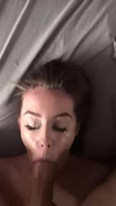 Blowjob after facial