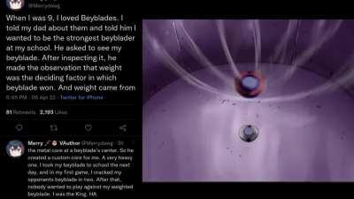 A villain's origin story.