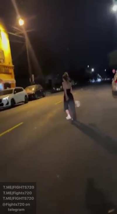 Karen protects her block