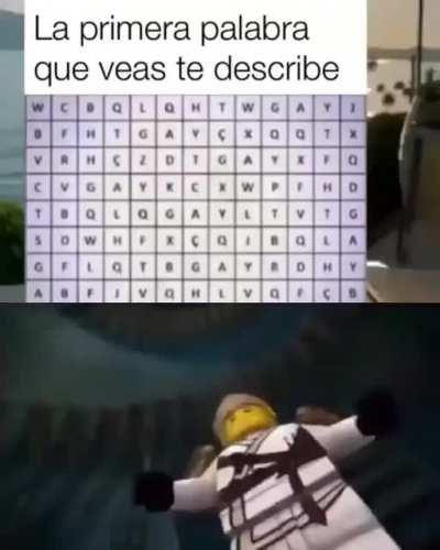 Cual palabra ve usted