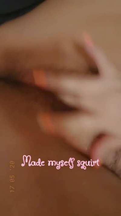 I accidentally squirted on my couch