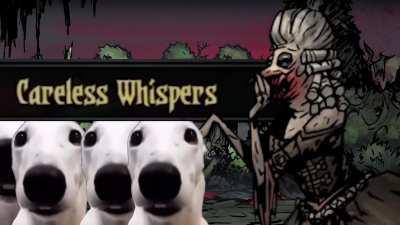 What is she whispering