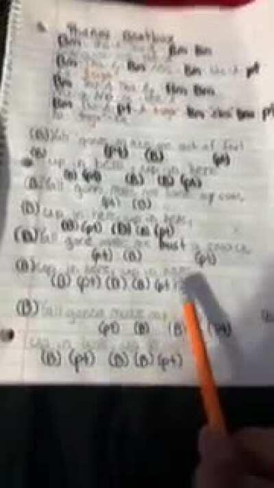 Maestra: tomaron apuntes que no voy a repetir yo :