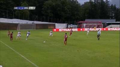 Milner not happy he didn't get the through ball 😂