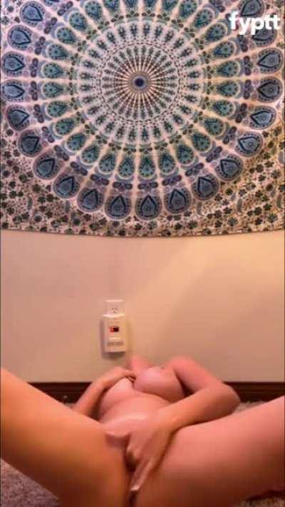 Masturbation compilation video of cute TikTok thot