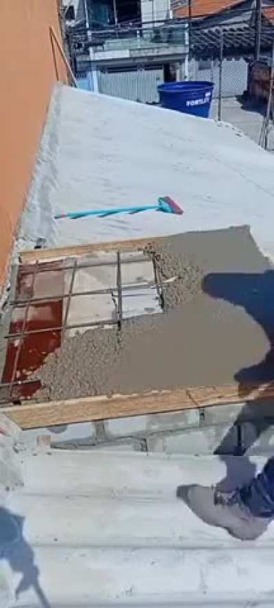 Perhaps construction isn't his career of choice