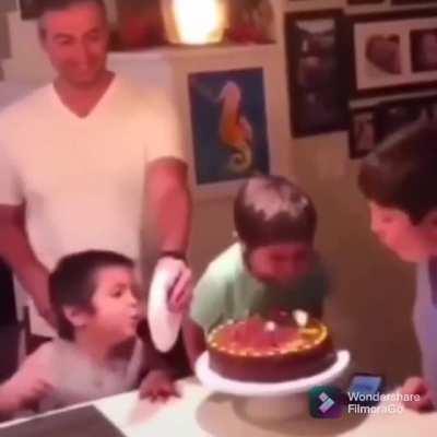 Main character sibling is thwarted by dad!