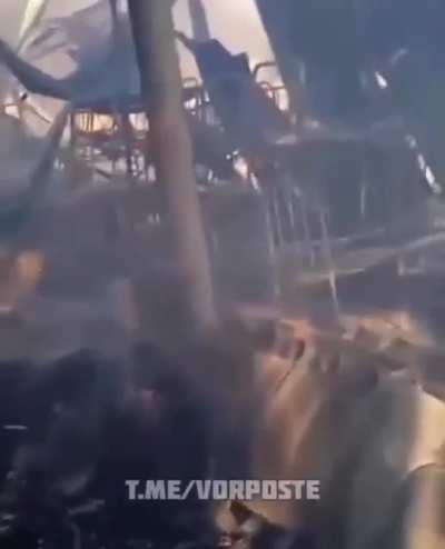 One surviving Ukrainian Soldier shows the devastation of his brigades base from Russian Kalibr cruise missile.