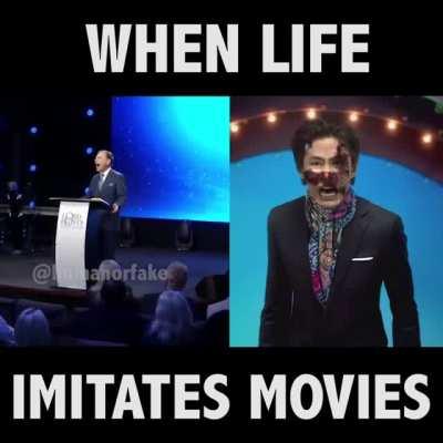 It’s a nice feeling when life imitates art. Hahahaha