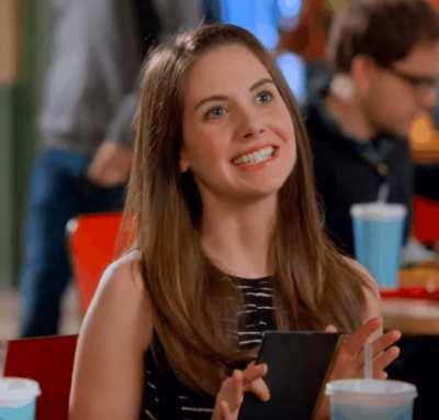 Literally glowing in Community (pun sort of intended)