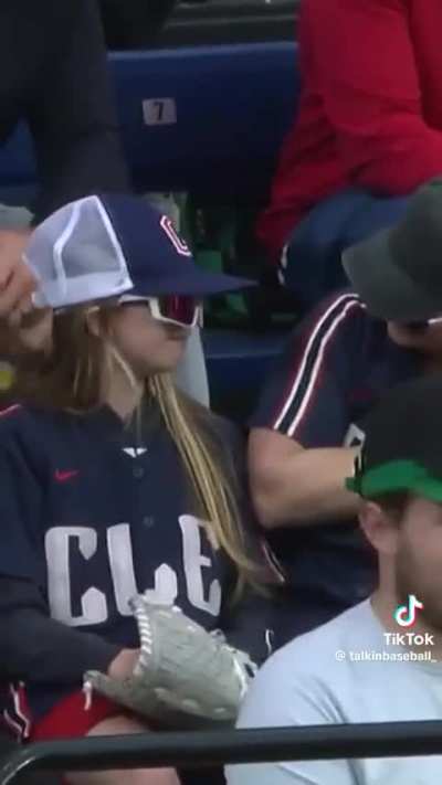 Another adult goon steals a baseball away from a little girl at MLB game