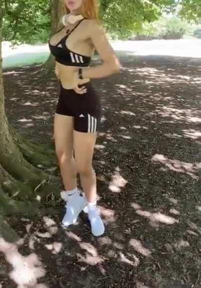 Just trying to make my daily walk more exciting