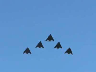 A beautiful blue sky day.