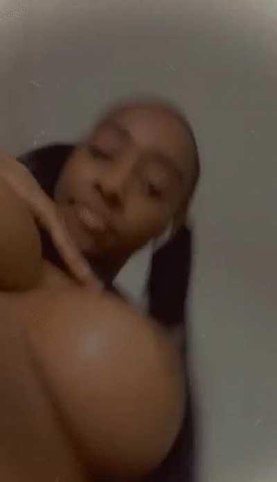 should i get my ebony nips pierced again 👅