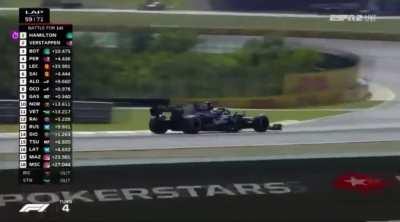 [Video] Hamilton overtakes Verstappen