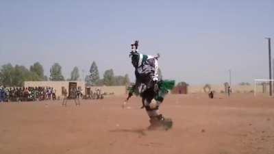 Hardest dance in the world, Zahouli dance (Earth walk)