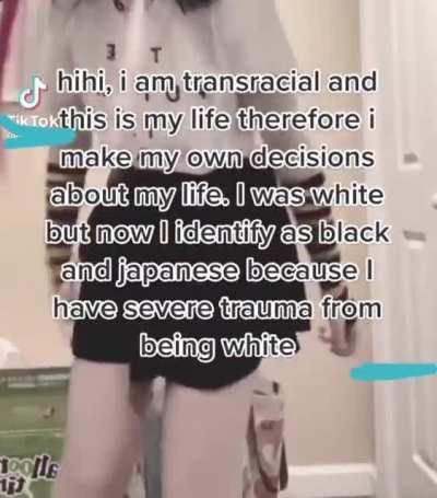 I found this on TikTok. I thought it could be satirical, but I don’t think it is. They also claim to have DID and use they/it pronouns.
