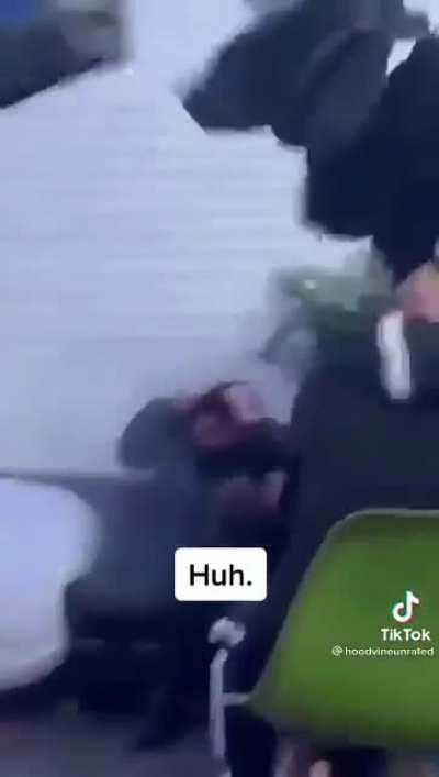 Nigga went flying 😭