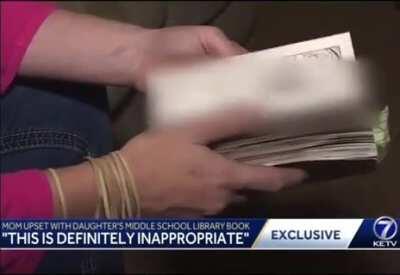 Everybody in the comments defending softcore porn in a childrens library