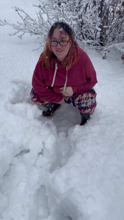 This was back in January, pulled over at rest area but restrooms were closed lol