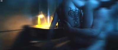 The Scribbler (2014) Katie Cassidy as Suki (Sex Scene) [sharpen, brightened, color corrected] 480p