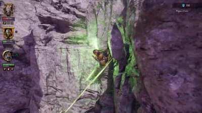 Umgak Ratling gun giving the dwarf the highground