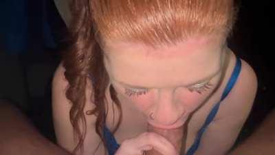 Giving the camera some eye contact - since it was my husband who'd be watching it 😈