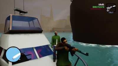 This guy was trying to find me in the water. Ruthless AI