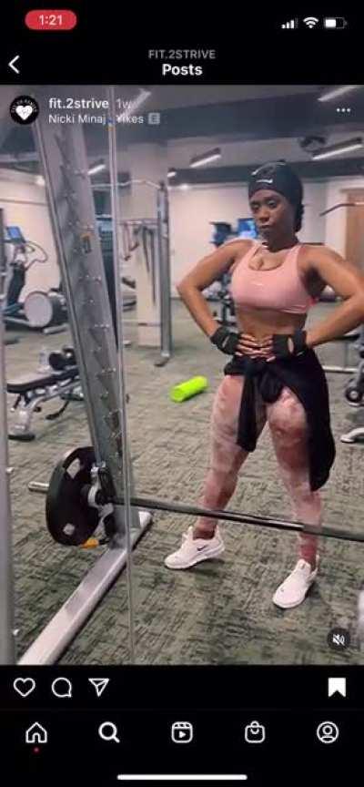 Since someone asked here is the first vid from her workout page