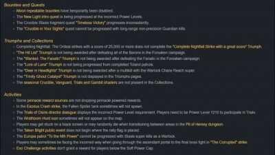 Oh, so you're a destiny fan? Name every bug