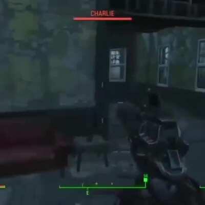 Nothing to see here. Only nick valentine commiting war crimes