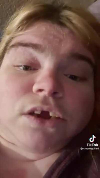 She'll make it snow with her forehead