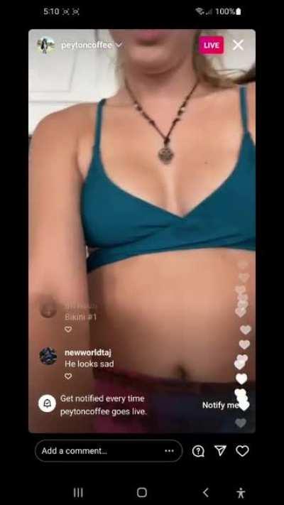 IG Live just finished