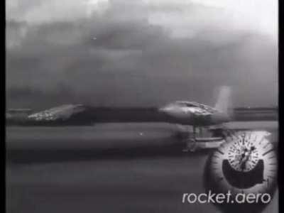 Airframe test of Me 163 Komet results in its wooden structure suffering spontaneous disassembly. (Unknown Date)/1940s