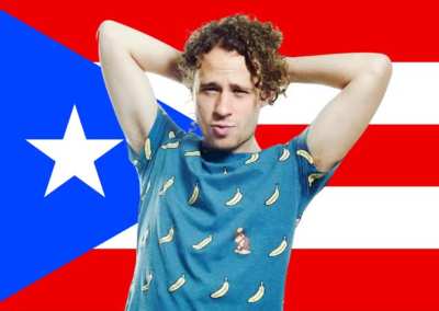 Luisito Comunica sings Livin' La Vida Loca (originally by Ricky Martin)