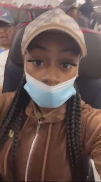 Sha’Carri Richardson films herself having a meltdown after a flight attendant requested her to turn off her phone. She falsely accuses him of harassment despite it being standard protocol to turn off phones before takeoff