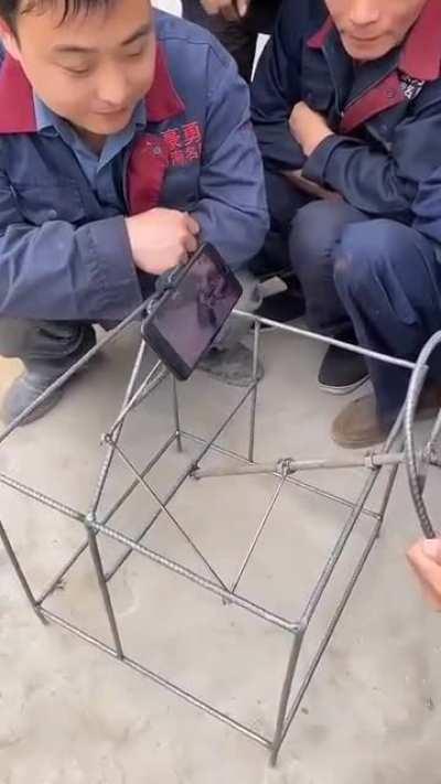 They are so proud of their mobile racing setup