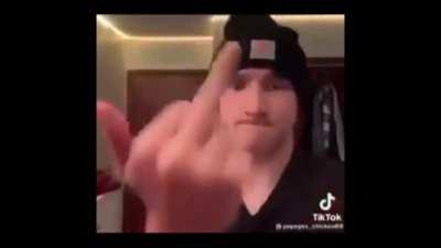 Bumper behind Connor's back when he sprayed him