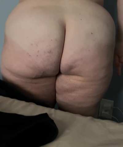 Taking towel off my big butt