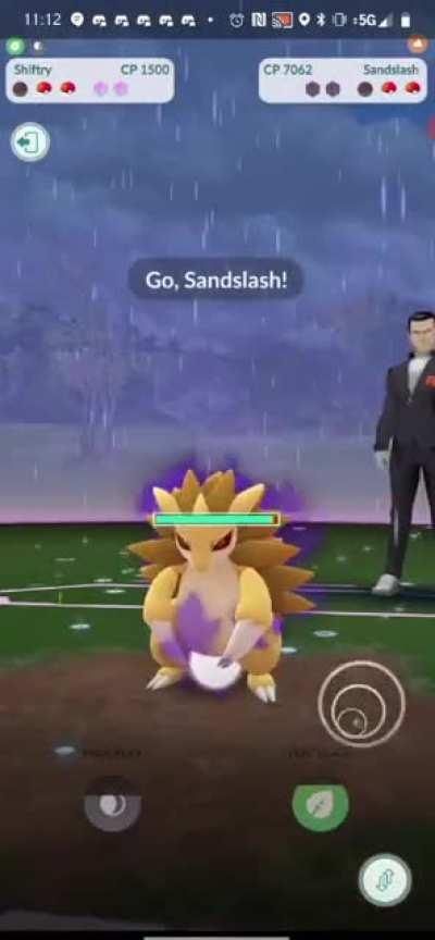 Beating Giovanni at GO Fest 2020 with two CP10 Magikarp, one Great League Shiftry, and no shields