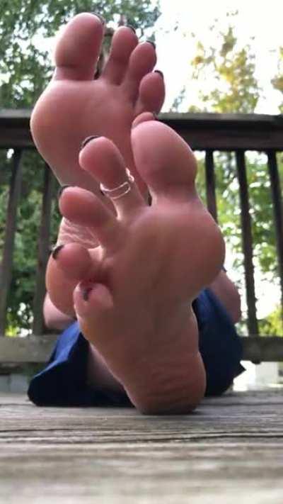 Fresh outta my socks and shoes