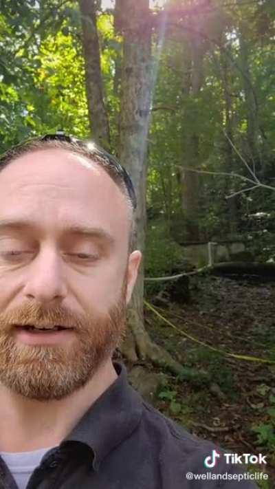 WCGW drinking water from a pipe