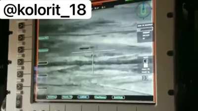 A unit of the Azerbaijani Armed Forces hits the T-72 Ural with the Spike-LR ATGM.