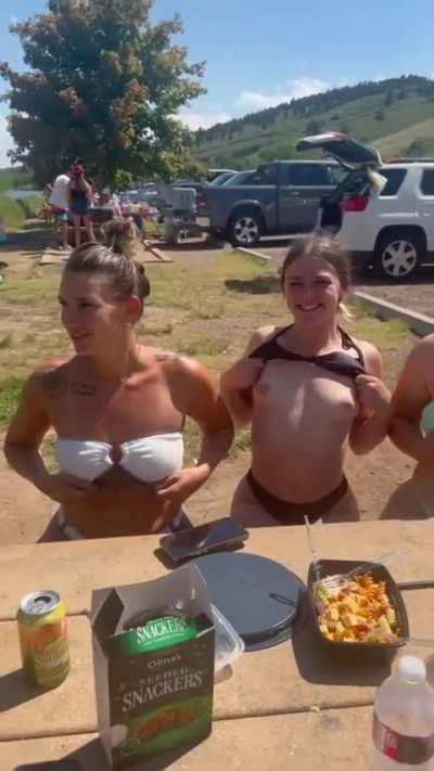 Being sneaky with my shy friends (;