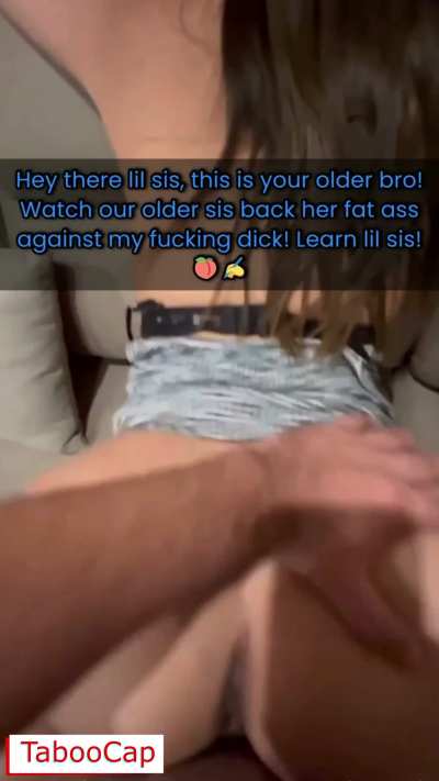Older Sister and Older Brother Teach Their Younger 18 Year Old Sister How to Fuck