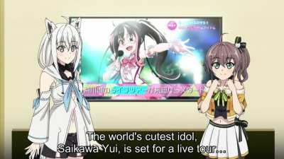 Fubuki and Matsuri's appearance in The Detective Is Already Dead (Tantei wa Mou, Shindeiru.)