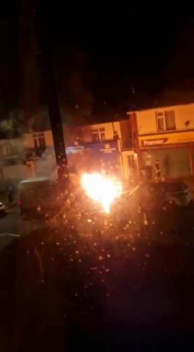 Mum sent me this video outside of her house. Happened at 4:30am. Incident was drug related.Supposedly between the shopkeepers and an unidentified male.