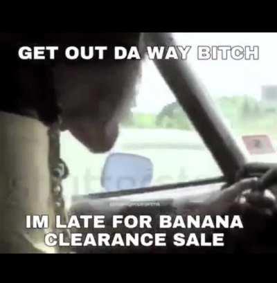 HE RUNNING LATE! Move!!!