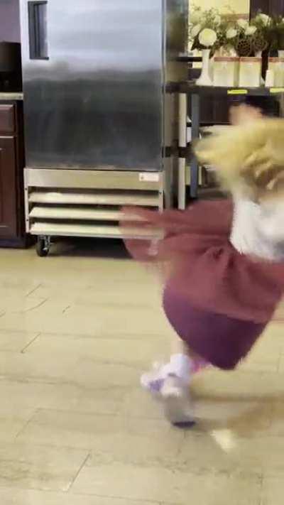 She just asked me to record her twirl… 🤣