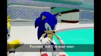 I found a deleted scene from sonic adventure Dx Directors cut